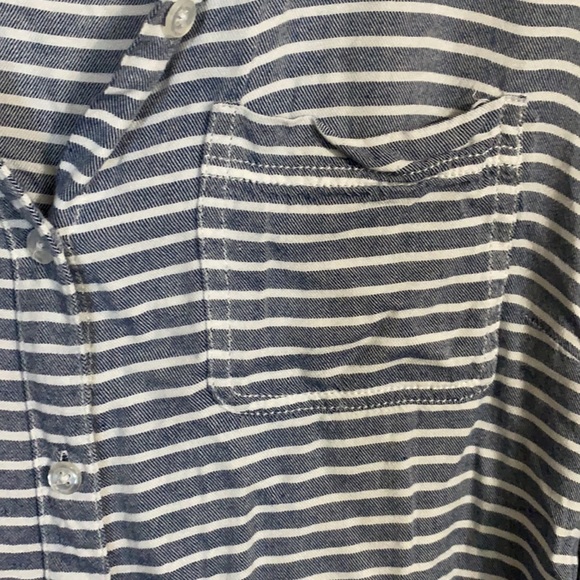 ALC At Last Classics Chambray Stripe Button Down - Picture 2 of 6